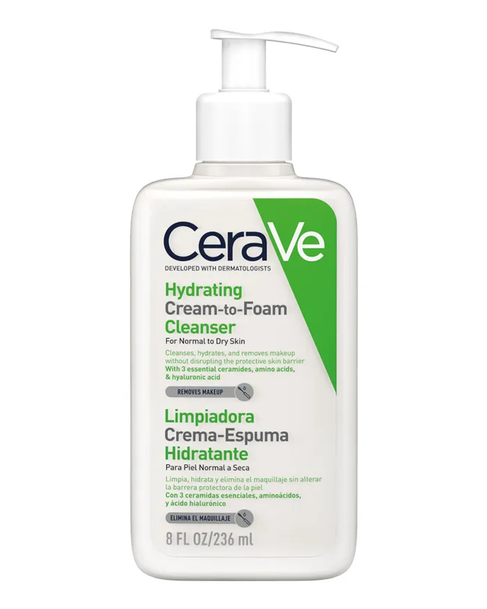 Creme Espuma de Limpeza Hidratante